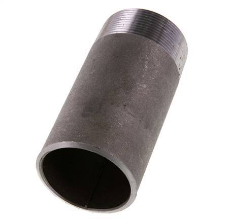 R 2'' Male x 60.3mm Steel Pipe Nipple with Welding End 50 Bar DIN 2982 - 120mm