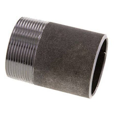 R 2'' Male x 60.3mm Steel Pipe Nipple with Welding End 50 Bar DIN 2982 - 80mm [2 Pieces]