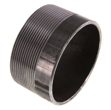 R 3'' Male x 88.9mm Steel Pipe Nipple with Welding End 50 Bar DIN 2982 - 50mm
