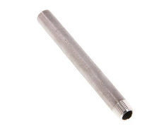 R 1/4'' Male x 13.5mm Stainless steel Pipe Nipple with Welding End 20 Bar DIN 2982 - 120mm