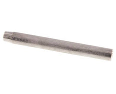 R 1/4'' Male x 13.5mm Stainless steel Pipe Nipple with Welding End 20 Bar DIN 2982 - 120mm