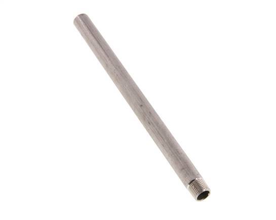 R 1/4'' Male x 13.5mm Stainless steel Pipe Nipple with Welding End 20 Bar DIN 2982 - 200mm