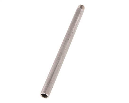 R 1/4'' Male x 13.5mm Stainless steel Pipe Nipple with Welding End 20 Bar DIN 2982 - 200mm