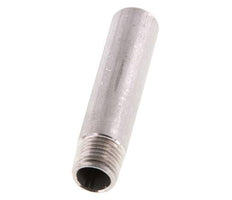 R 1/4'' Male x 13.5mm Stainless steel Pipe Nipple with Welding End 20 Bar DIN 2982 - 60mm