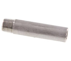 R 1/4'' Male x 13.5mm Stainless steel Pipe Nipple with Welding End 20 Bar DIN 2982 - 60mm