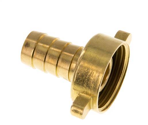 G 3/4'' x 13mm Brass Hose barb with NBR Seal and Wing Nut 16 Bar [2 Pieces]