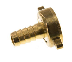G 1'' x 13mm Brass Hose barb with NBR Seal and Wing Nut 16 Bar [2 Pieces]