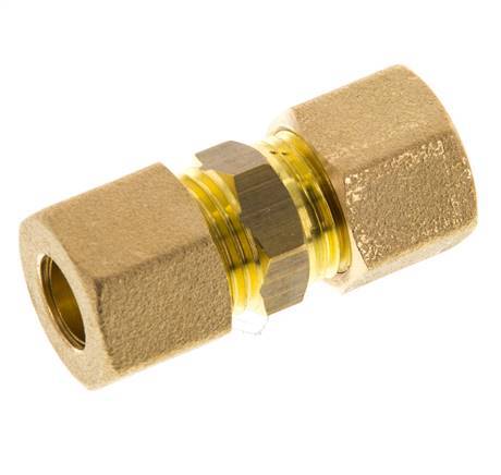 racor de compresión recto de latón de 10 mm 95 bar DIN EN 1254-2