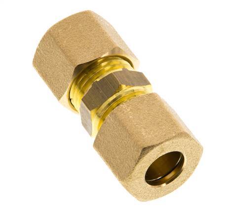 racor de compresión recto de latón de 10 mm 95 bar DIN EN 1254-2