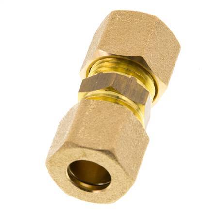 racor de compresión recto de latón de 10 mm 95 bar DIN EN 1254-2