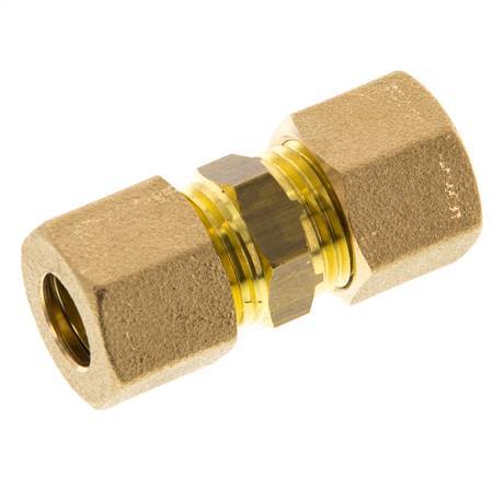 racor de compresión recto de latón de 10 mm 95 bar DIN EN 1254-2