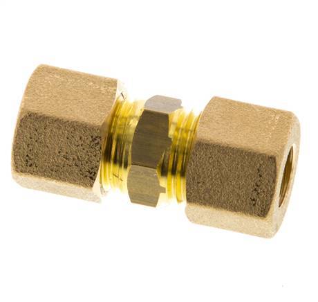 racor de compresión recto de latón de 10 mm 95 bar DIN EN 1254-2