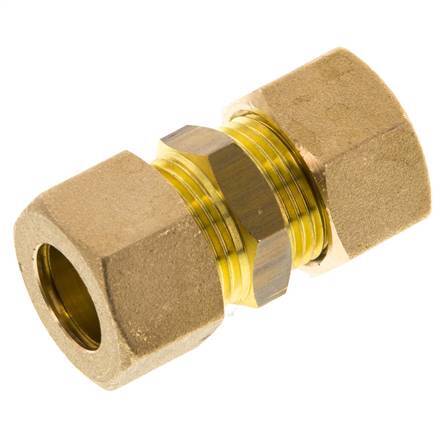 accesorio de compresión recto de latón de 14 mm 89 bar DIN EN 1254-2