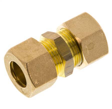 accesorio de compresión recto de latón de 14 mm 89 bar DIN EN 1254-2