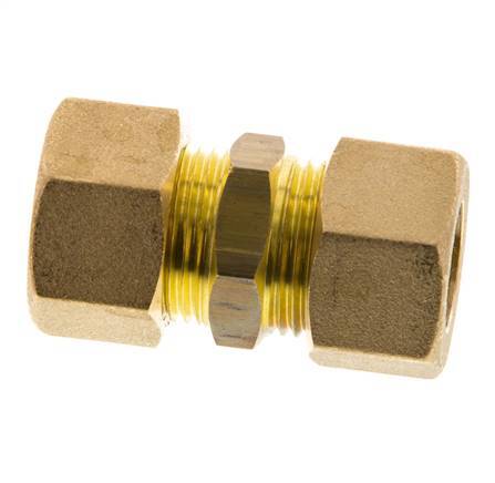 accesorio de compresión recto de latón de 14 mm 89 bar DIN EN 1254-2