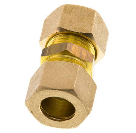 accesorio de compresión recto de latón de 14 mm 89 bar DIN EN 1254-2