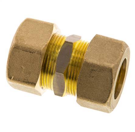 racor de compresión recto de latón de 22 mm 54 bar DIN EN 1254-2