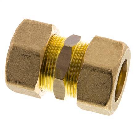 racor de compresión recto de latón de 22 mm 54 bar DIN EN 1254-2