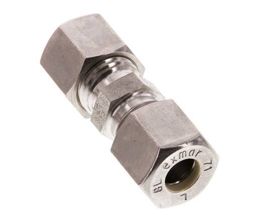 accesorio de compresión recto de acero inoxidable 8L 315 Bar DIN 2353
