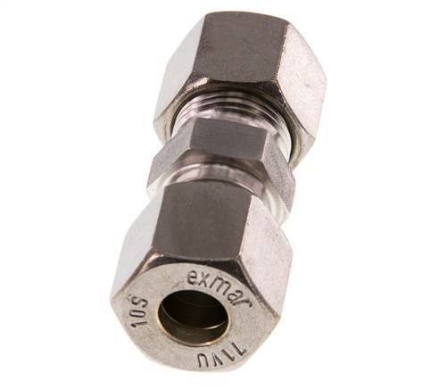 10S Racor recto de acero inoxidable 630 Bar DIN 2353