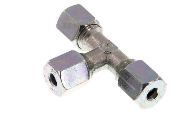 6S Anillo de corte en T de acero galvanizado 630 Barra DIN 2353