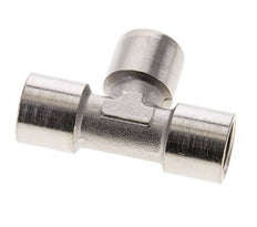 G 1/4'' Nickel plated Brass Tee 16 Bar [2 Pieces]