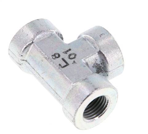 G 1/4'' T de acero galvanizado 350 Bar - Hidráulico