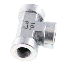 G 1/4'' T de acero galvanizado 350 Bar - Hidráulico
