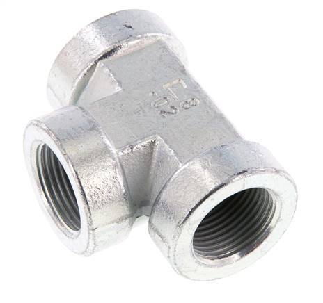G 3/4'' T de acero galvanizado 200 Bar - Hidráulica