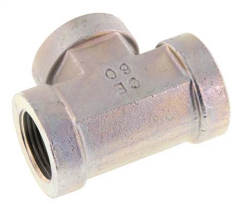 G 1'' T de acero galvanizado 160 Bar - Hidráulica
