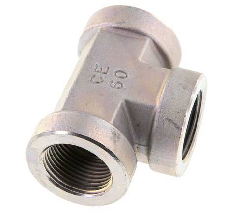 G 1'' T de acero galvanizado 160 Bar - Hidráulica