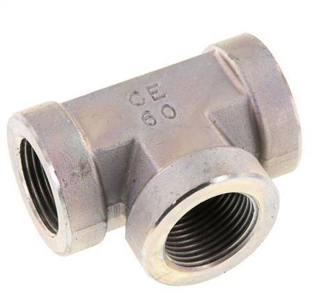 G 1'' T de acero galvanizado 160 Bar - Hidráulica