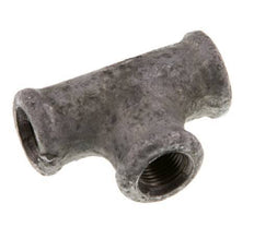 Rp 1/8'' Zinc plated Cast iron Tee 25 Bar [2 Pieces]