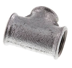 Rp 3/4'' x Rp 1/2'' Zinc plated Cast iron Tee 25 Bar [2 Pieces]