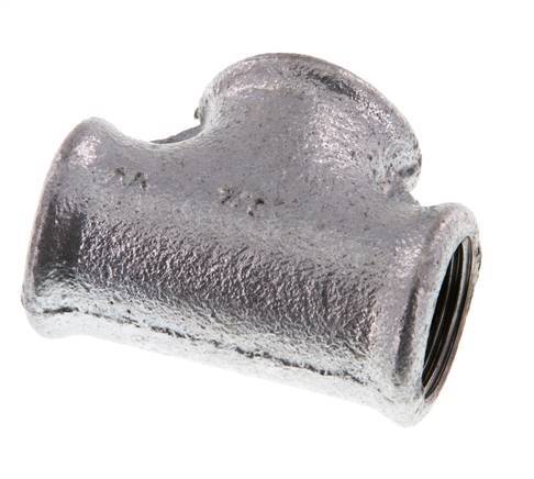 Rp 3/4'' Zinc plated Cast iron Tee 25 Bar [2 Pieces]