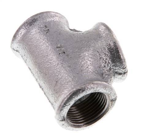 Rp 3/4'' Zinc plated Cast iron Tee 25 Bar [2 Pieces]
