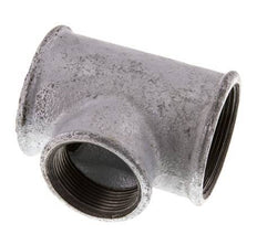 Rp 2'' x Rp 1 1/2'' T de hierro fundido galvanizado 25 Bar