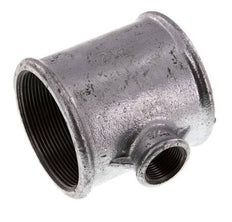 Rp 2 1/2'' x Rp 3/4'' T de hierro fundido galvanizado 25 Bar