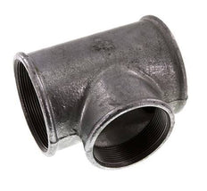 Rp 3'' x Rp 2 1/2'' T de hierro fundido galvanizado 25 Bar