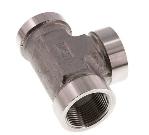 G 1 1/4'' Tee de acero inoxidable 160 Bar - Hidráulica