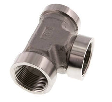 G 1 1/4'' Tee de acero inoxidable 160 Bar - Hidráulica