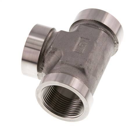 G 1 1/4'' Tee de acero inoxidable 160 Bar - Hidráulica