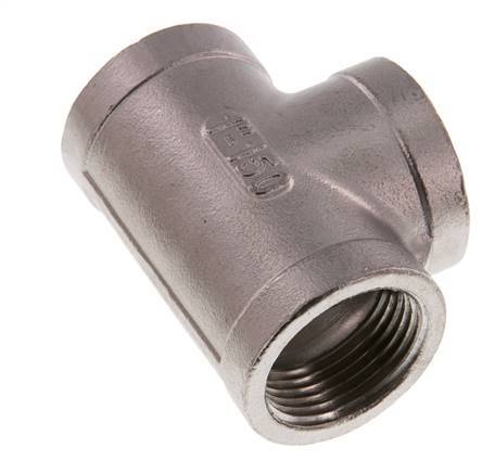 1'' NPT T de acero inoxidable 16 Bar