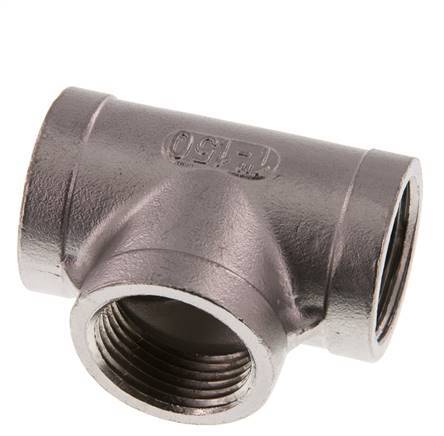 1'' NPT T de acero inoxidable 16 Bar
