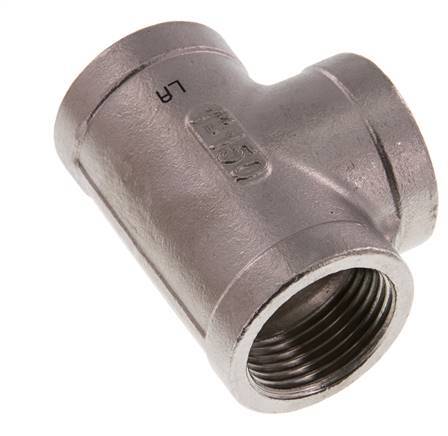 Rp 1'' Tee de acero inoxidable 16 Bar