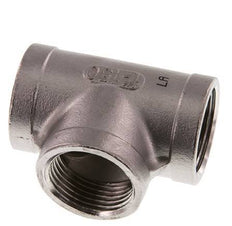 Rp 1'' Tee de acero inoxidable 16 Bar