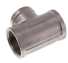 Rp 1 1/2'' x Rp 1 1/4'' T de acero inoxidable 16 Bar