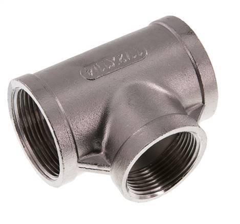 Rp 1 1/2'' x Rp 1 1/4'' T de acero inoxidable 16 Bar