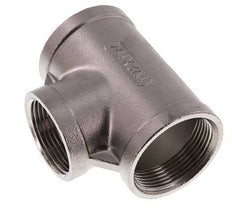 Rp 1 1/2'' x Rp 1 1/4'' T de acero inoxidable 16 Bar