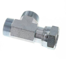 UN 1-11/16''-12 F/M T de acero galvanizado ORFS con tuerca de unión 250 Bar - Hidráulico